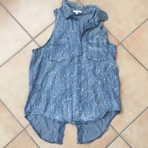 Laju boho blouse. Split back.